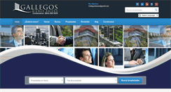 Desktop Screenshot of gallegosbienesraices.com