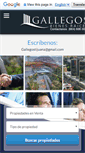 Mobile Screenshot of gallegosbienesraices.com